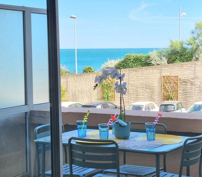 Le Marty 7 Vue Mer Centre Terrasse Garage Piscine Climatisation Sète Buitenkant foto