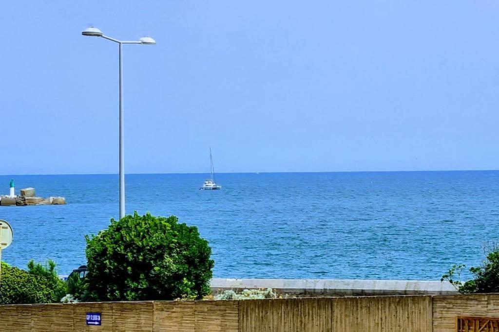 Le Marty 7 Vue Mer Centre Terrasse Garage Piscine Climatisation Sète Buitenkant foto